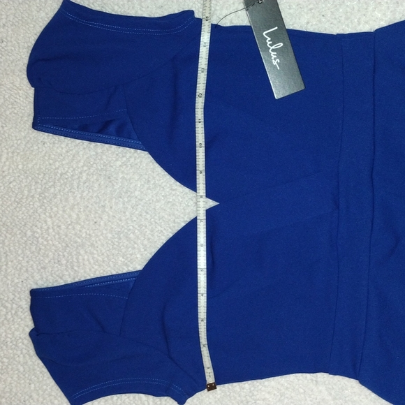Blue Lulu's Mini Dress. Size Medium - Picture 4 of 6